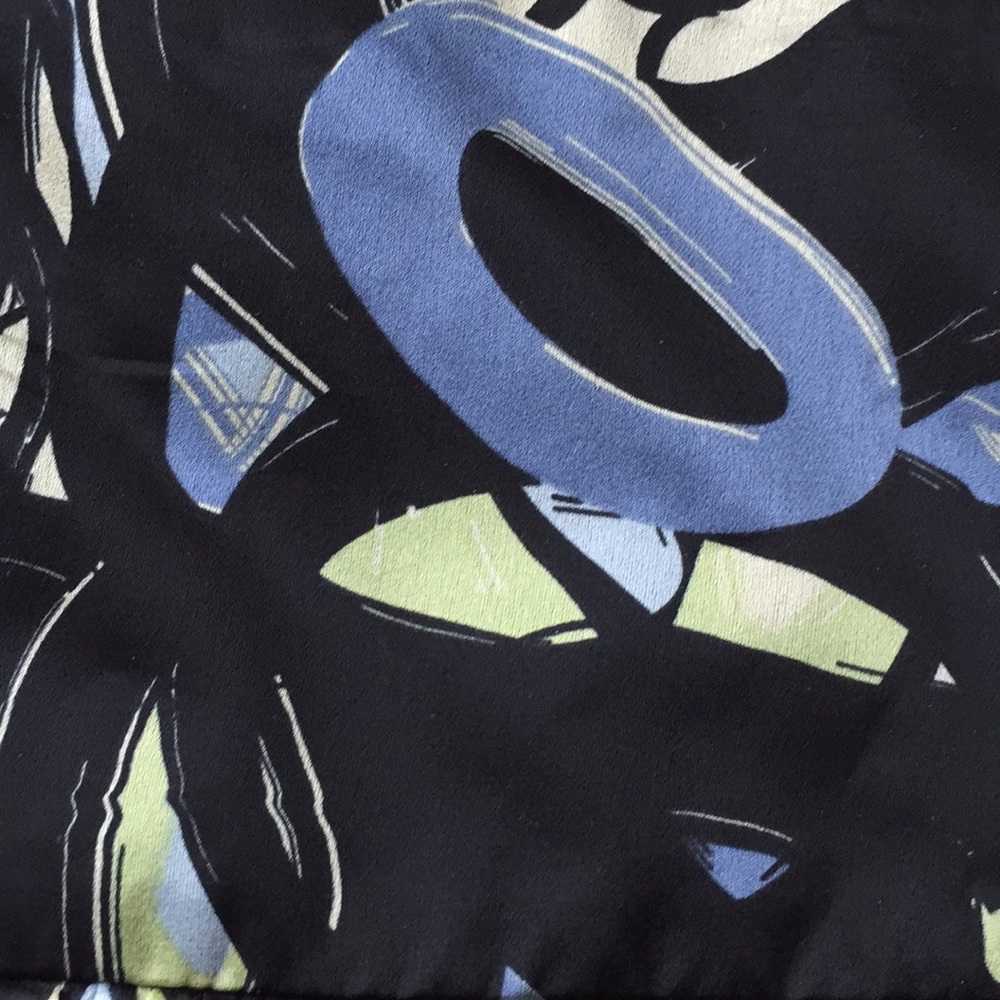 Mac & Jac Fully Lined Silk Pattern Full Skirt Vguc - image 3